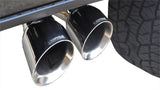Corsa 2015 Ford F-150 5.0L V8 (Super Crew Cab) Polished Sport Single Side Dual 4in Tips CB Exhaust